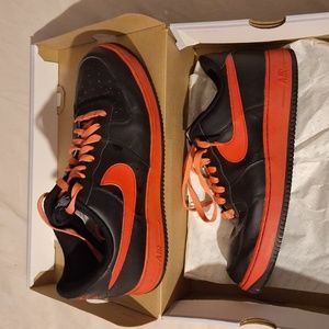Nike Air Forces ( Black and Red )